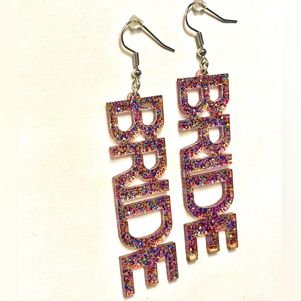 2/$10 BRIDE earrings!